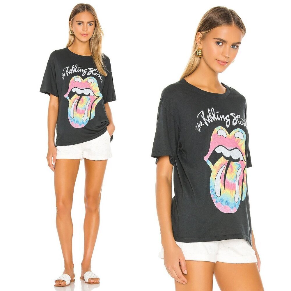 DAYDREAMER Black Rolling Stones Graphic T-Shirt Size Small 41686.